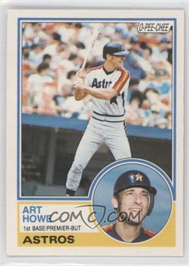 1983 O-Pee-Chee - [Base] #372 - Art Howe