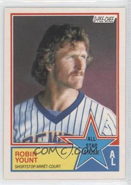 1983 O-Pee-Chee - [Base] #389 - Robin Yount