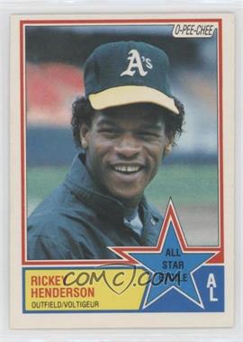 1983 O-Pee-Chee - [Base] #391 - Rickey Henderson