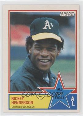 1983 O-Pee-Chee - [Base] #391 - Rickey Henderson