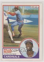 Willie McGee (Dave Kingman playing 1st)