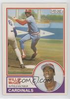 Willie McGee (Dave Kingman playing 1st)