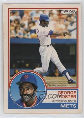 1983 O-Pee-Chee - [Base] #80 - George Foster