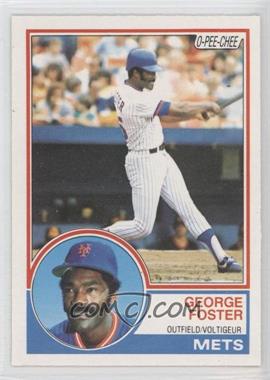 1983 O-Pee-Chee - [Base] #80 - George Foster