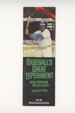 1983 Oxford University Press Baseball's Great Experiment Jackie Robinson Promo - [Base] #_NoN - Jackie Robinson [Good to VG‑EX]