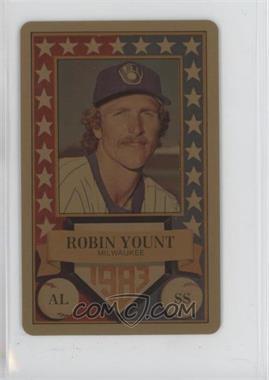 1983 Perma-Graphics/Topps Credit Cards - All-Stars - Gold #150-ASN8309 - Robin Yount