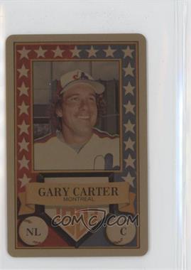 1983 Perma-Graphics/Topps Credit Cards - All-Stars - Gold #150-ASN8310 - Gary Carter [EX to NM]