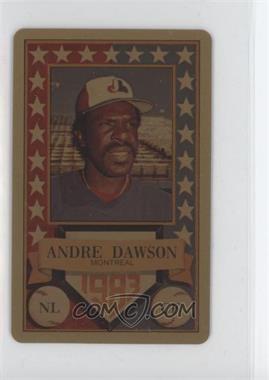 1983 Perma-Graphics/Topps Credit Cards - All-Stars - Gold #150-ASN8311 - Andre Dawson