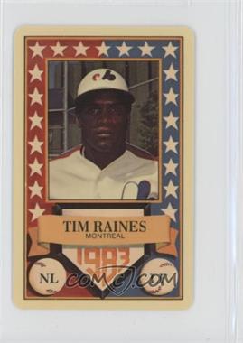 1983 Perma-Graphics/Topps Credit Cards - All-Stars #150-ASN8314 - Tim Raines [EX to NM]