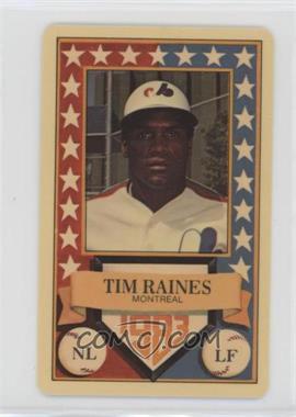 1983 Perma-Graphics/Topps Credit Cards - All-Stars #150-ASN8314 - Tim Raines [EX to NM]