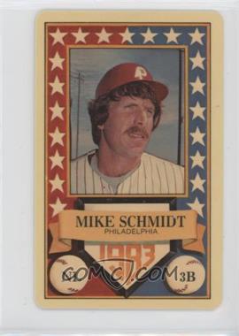 1983 Perma-Graphics/Topps Credit Cards - All-Stars #150-ASN8316 - Mike Schmidt [EX to NM]