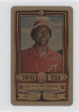 1983 Perma-Graphics/Topps Credit Cards - [Base] - Gold #150-SSA8306 - George Hendrick
