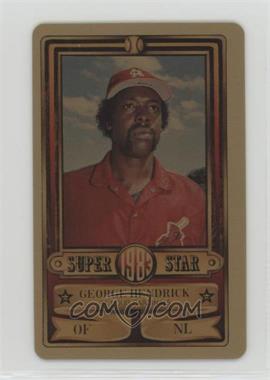 1983 Perma-Graphics/Topps Credit Cards - [Base] - Gold #150-SSA8306 - George Hendrick
