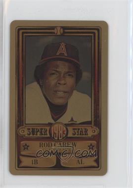 1983 Perma-Graphics/Topps Credit Cards - [Base] - Gold #150-SSA8320 - Rod Carew [EX to NM]