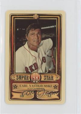 1983 Perma-Graphics/Topps Credit Cards - [Base] #150-SSA8335 - Carl Yastrzemski [EX to NM]