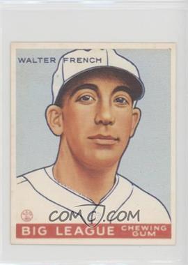 1983 Renata Galasso 1933 Goudey Reprints - [Base] #177 - Walter French