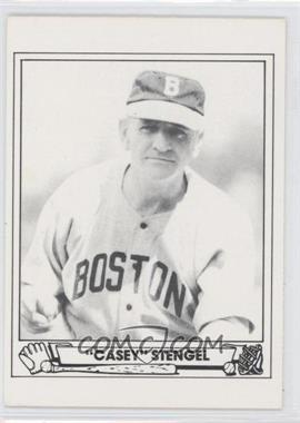 1983 TCMA 1942 Play Ball - [Base] #42.2 - Casey Stengel (Has MLB Logo)