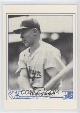 1983 TCMA 1944 Play Ball - [Base] #41.1 - Eddie Stanky (White Back; No MLB Logo)
