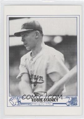 1983 TCMA 1944 Play Ball - [Base] #41.2 - Eddie Stanky (White Back; Has MLB Logo)