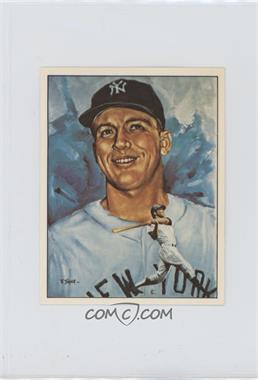 1983 TCMA 50 Years of New York Yankees All Stars - [Base] - Blue Border Around Back #1 - Mickey Mantle [Good to VG‑EX]
