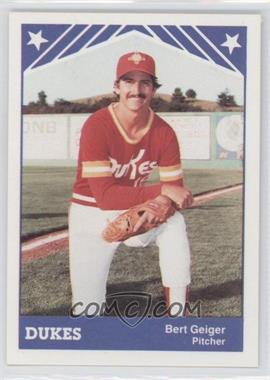 1983 TCMA Albuquerque Dukes - [Base] #2 - Bert Geiger