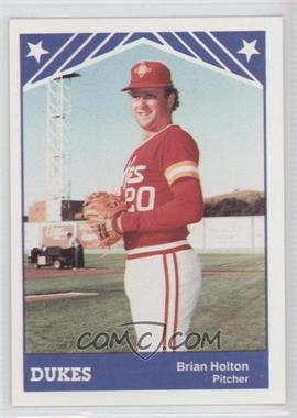 1983 TCMA Albuquerque Dukes - [Base] #4 - Brian Holton