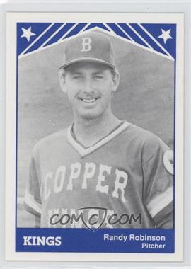 1983 TCMA Butte Copper Kings - [Base] #9 - Randolph Robinson