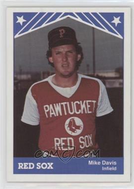 1983 TCMA Pawtucket Red Sox - [Base] #16 - Mike Davis