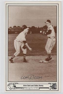 1983 TCMA Play Ball Postcards - [Base] #1983-9 - Alvin Dark, Eddie Stanky