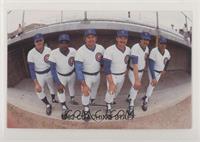 Fred Koenig, Ruben Amaro, Lee Elia, Duffy Dyer, John Vucinovich, Billy Connors