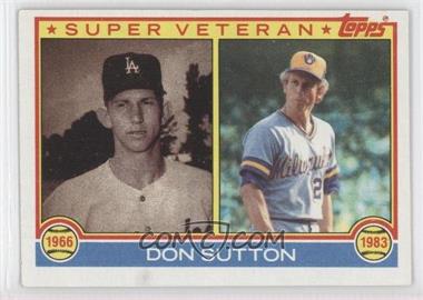 1983 Topps - [Base] #146 - Super Veteran - Don Sutton