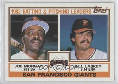 1983 Topps - [Base] #171 - Team Checklist - Joe Morgan, Bill Laskey