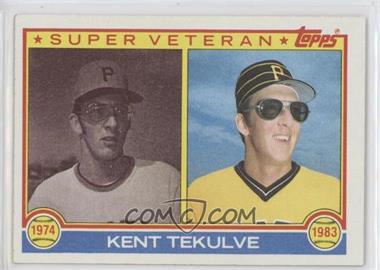 1983 Topps - [Base] #18 - Super Veteran - Kent Tekulve
