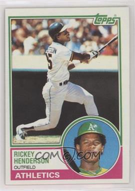 1983 Topps - [Base] #180 - Rickey Henderson