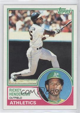 1983 Topps - [Base] #180 - Rickey Henderson