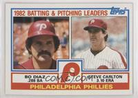 Team Checklist - Bo Diaz, Steve Carlton