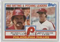 Team Checklist - Bo Diaz, Steve Carlton