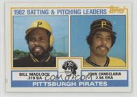 Team Checklist - Bill Madlock, John Candelaria [EX to NM]