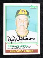 Dick Williams [JSA Certified COA Sticker]