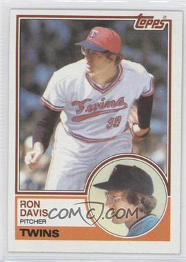 1983 Topps - [Base] #380 - Ron Davis