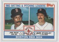 Team Checklist - Jim Rice, Bob Stanley