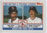 Team Checklist - Jim Rice, Bob Stanley