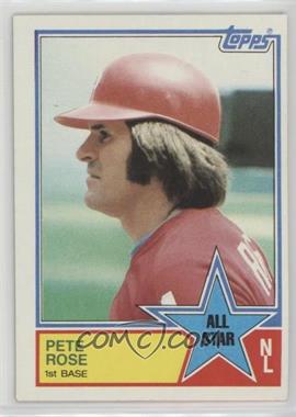 1983 Topps - [Base] #397 - All Star - Pete Rose