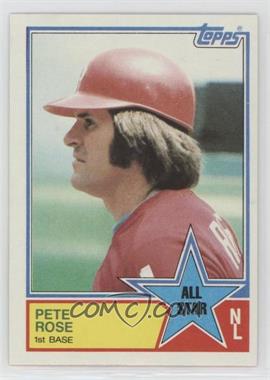 1983 Topps - [Base] #397 - All Star - Pete Rose