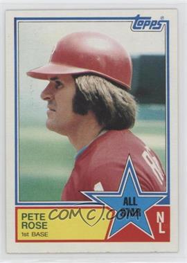 1983 Topps - [Base] #397 - All Star - Pete Rose