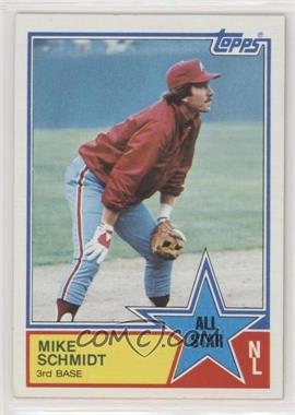 1983 Topps - [Base] #399 - All Star - Mike Schmidt