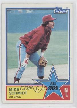 1983 Topps - [Base] #399 - All Star - Mike Schmidt