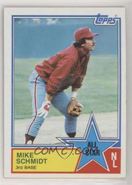 1983 Topps - [Base] #399 - All Star - Mike Schmidt