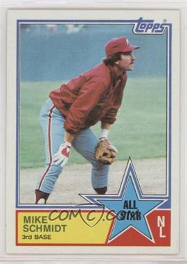 1983 Topps - [Base] #399 - All Star - Mike Schmidt