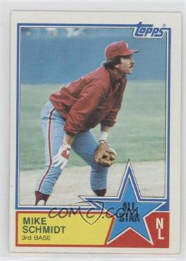 1983 Topps - [Base] #399 - All Star - Mike Schmidt